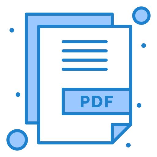 dokument pdf Generic Blue ikona