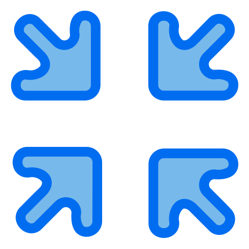 minimaliseren Generic Blue icoon