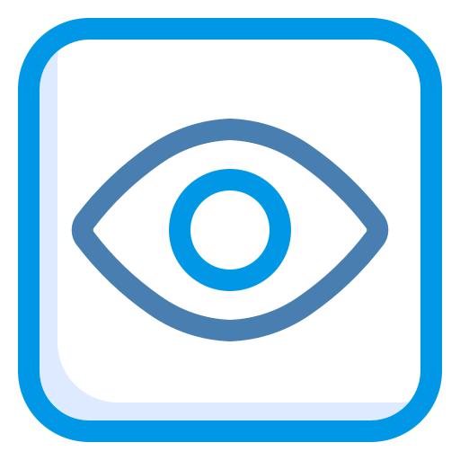 Eye Generic Blue icon