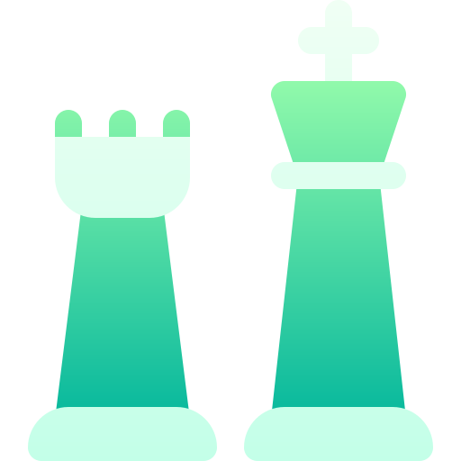 pezzo degli scacchi Basic Gradient Gradient icona
