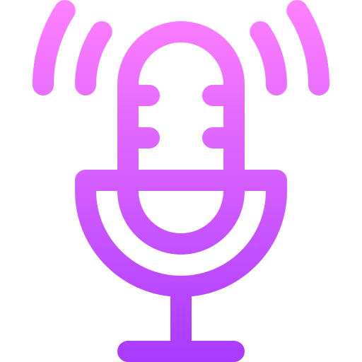 ポッドキャスト Basic Gradient Lineal color icon