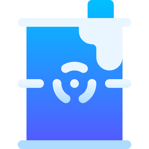 residuos tóxicos Basic Gradient Gradient icono