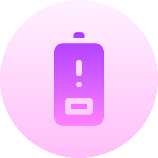 アラート Basic Gradient Circular icon