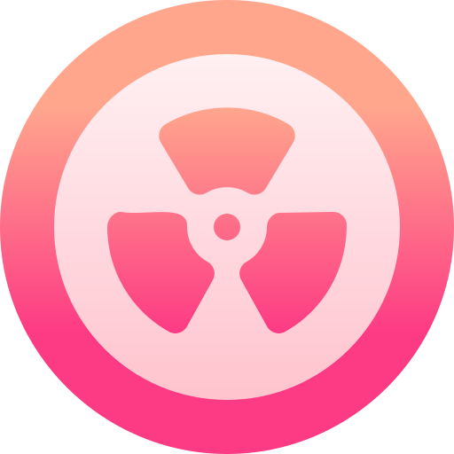 放射線 Basic Gradient Gradient icon