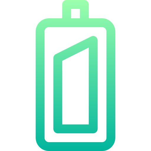 bateria llena Basic Gradient Lineal color icono