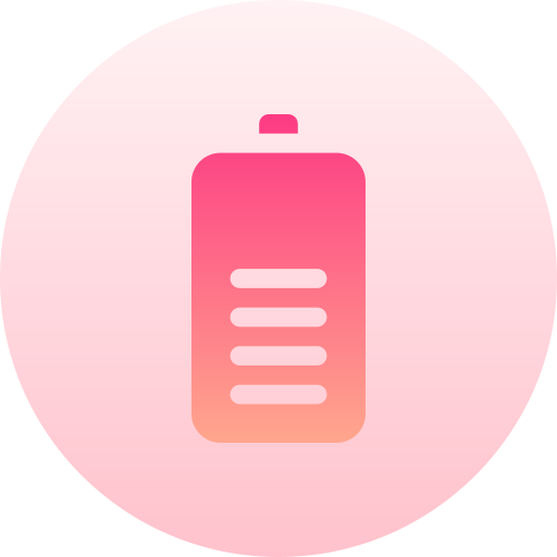 Medium charge Basic Gradient Circular icon