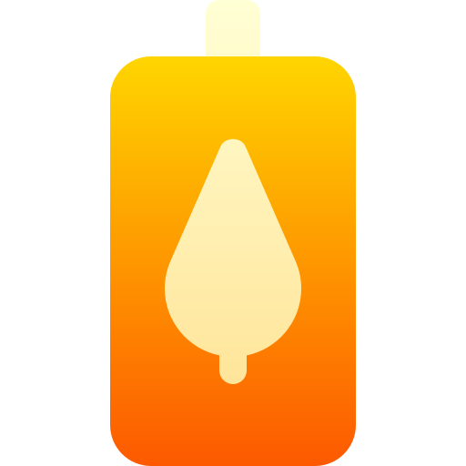 ekologiczna bateria Basic Gradient Gradient ikona