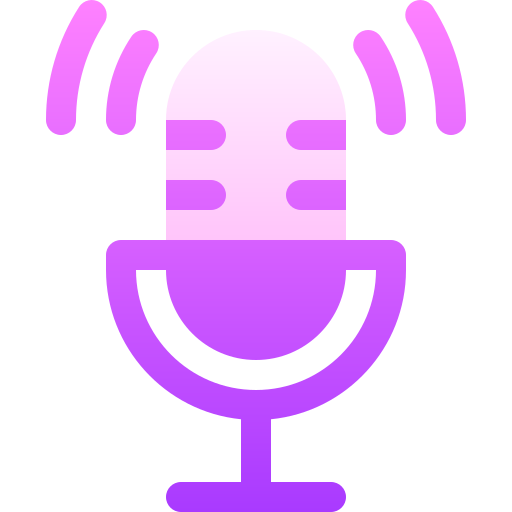 podcast Basic Gradient Gradient ikona