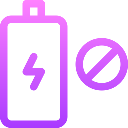 prohibido Basic Gradient Lineal color icono