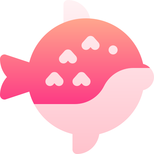 pez globo Basic Gradient Gradient icono