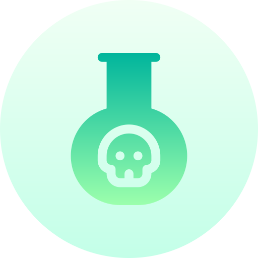 poison Basic Gradient Circular Icône