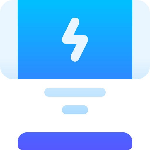 Wireless charger Basic Gradient Gradient icon