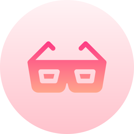 3d очки Basic Gradient Circular иконка