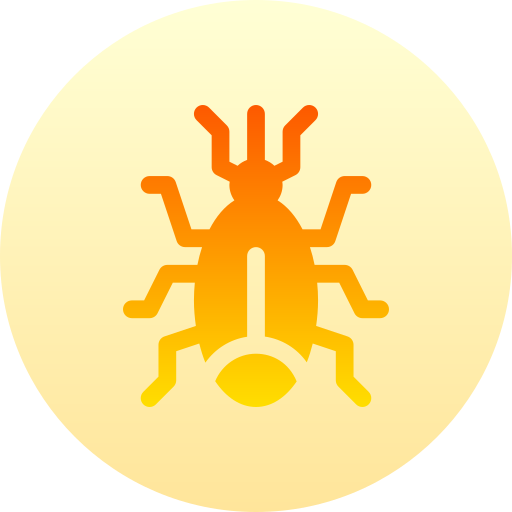 虫 Basic Gradient Circular icon