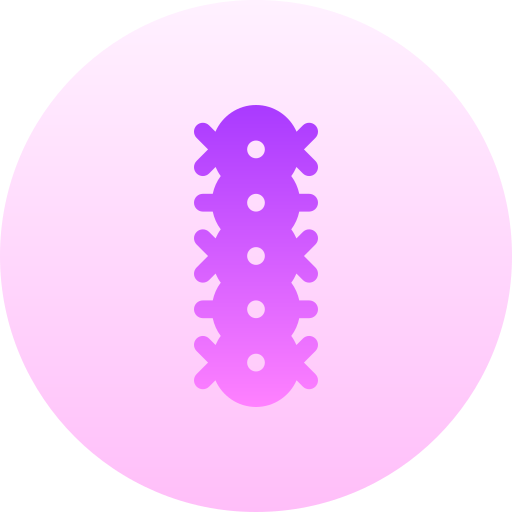 worm Basic Gradient Circular icoon