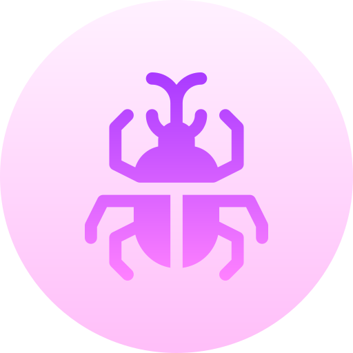 escarabajo de hércules Basic Gradient Circular icono