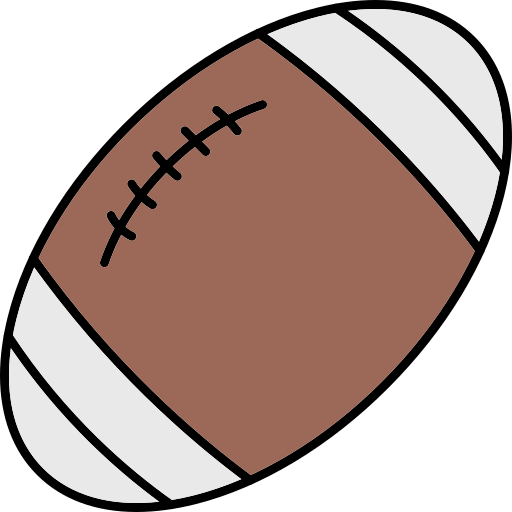 rugby Generic Thin Outline Color ikona