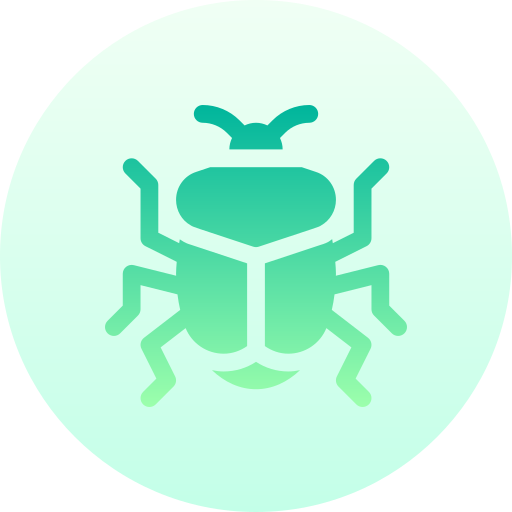 stinkende bug Basic Gradient Circular icoon