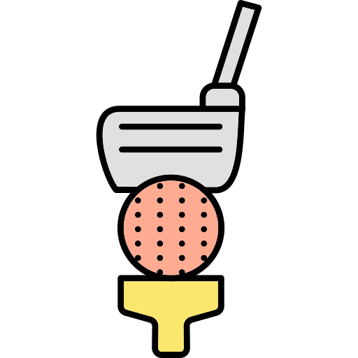 golfschläger Generic Thin Outline Color icon