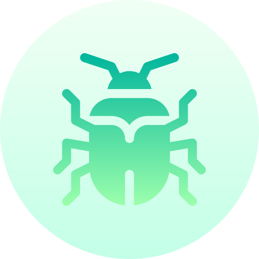 escarabajo Basic Gradient Circular icono