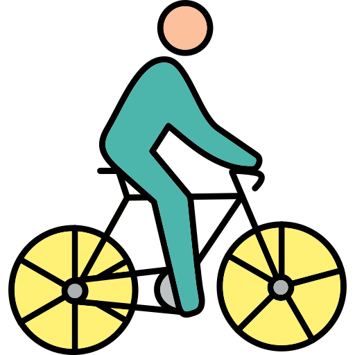 cyclisme Generic Thin Outline Color Icône