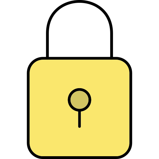 sperren Generic Thin Outline Color icon