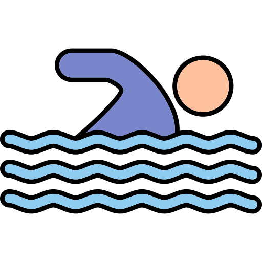 pływak Generic Thin Outline Color ikona