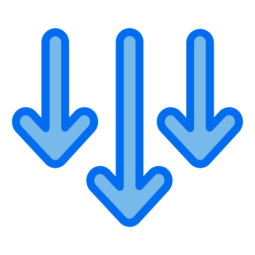 freccia Generic Blue icona