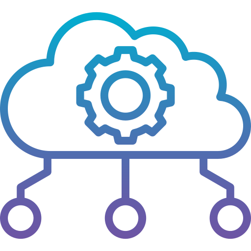 computação em nuvem Generic Gradient Ícone
