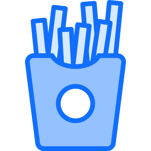 frites Generic Blue Icône