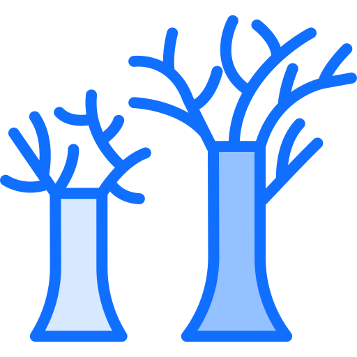 albero morto Generic Blue icona