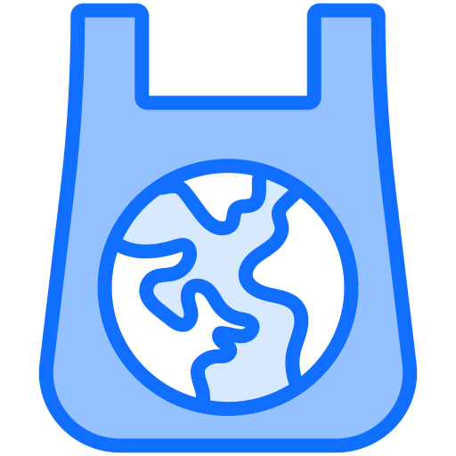 비닐 봉투 Generic Blue icon