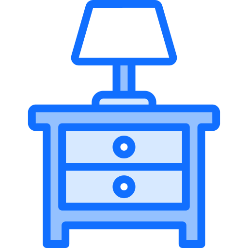 mesa de cabeceira Generic Blue Ícone