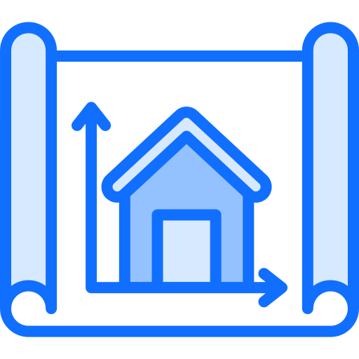 plan domu Generic Blue ikona
