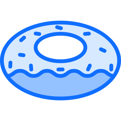 도넛 Generic Blue icon