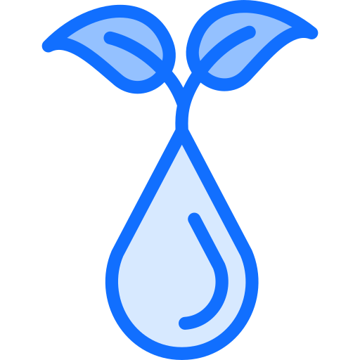 wasser sparen Generic Blue icon