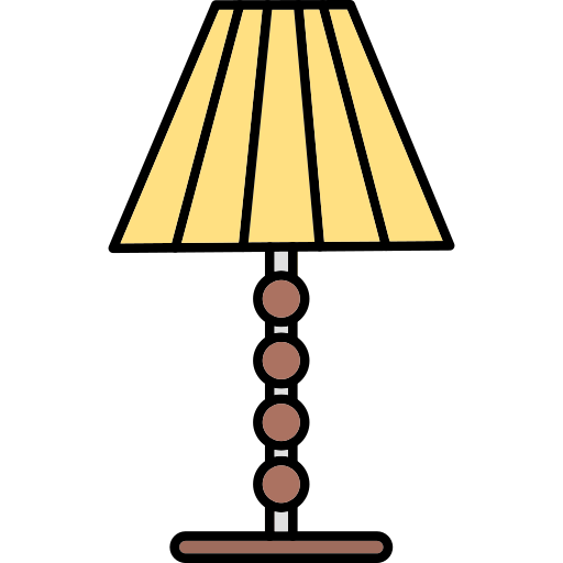 lâmpada Generic Thin Outline Color Ícone