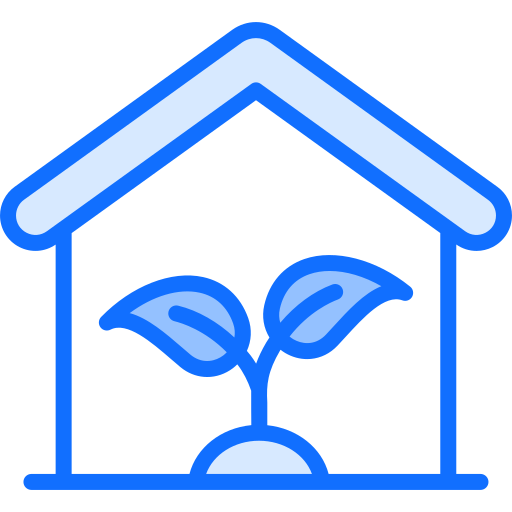 eco-huis Generic Blue icoon