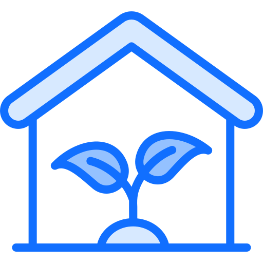 Eco home Generic Blue icon