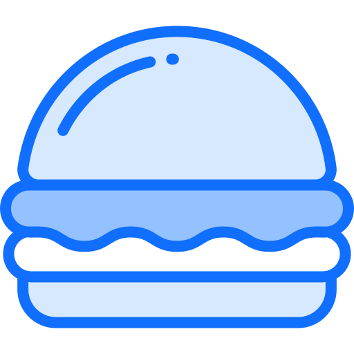 hamburger Generic Blue Icône