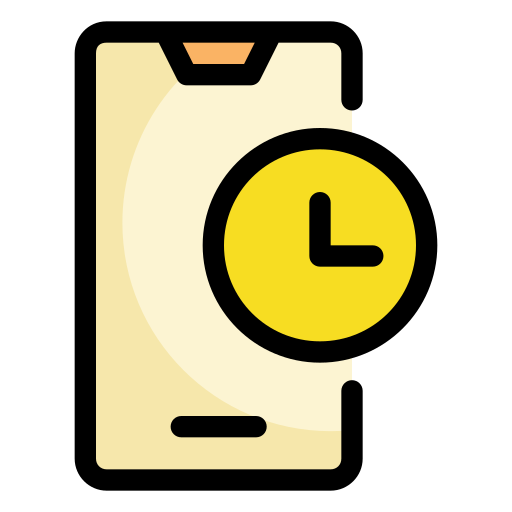 tijd en datum Generic Outline Color icoon
