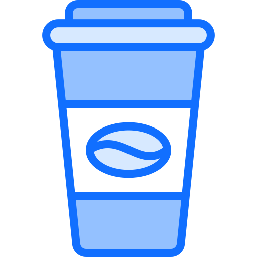 caffè freddo Generic Blue icona