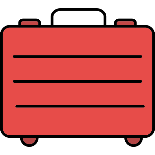 valigia Generic Thin Outline Color icona