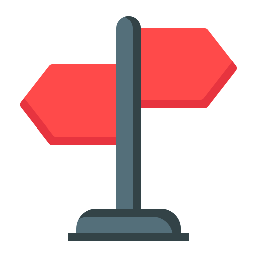 Road sign Generic Flat icon