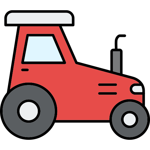 tractor Generic Thin Outline Color icono