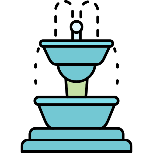 brunnen Generic Thin Outline Color icon