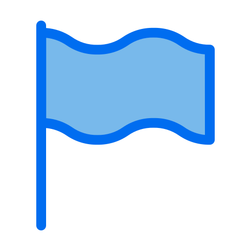 bandeira Generic Blue Ícone