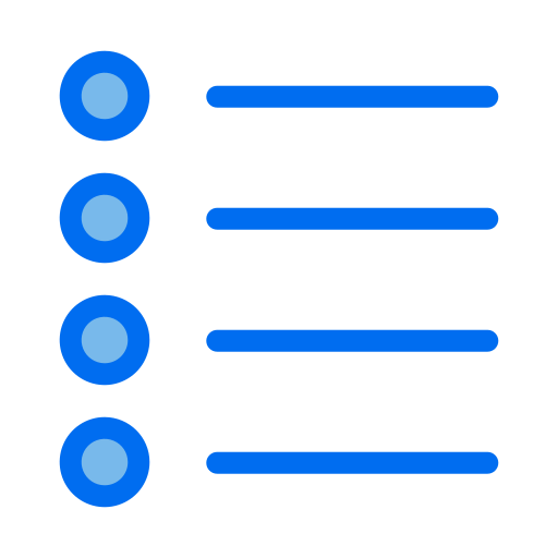 Список Generic Blue иконка