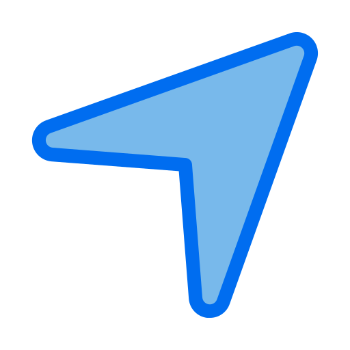 navigation Generic Blue icon