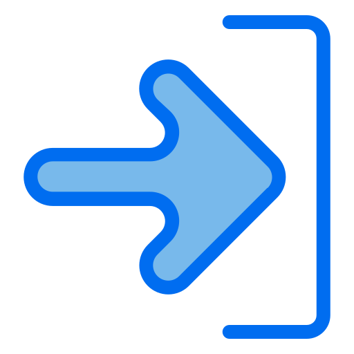Log in Generic Blue icon